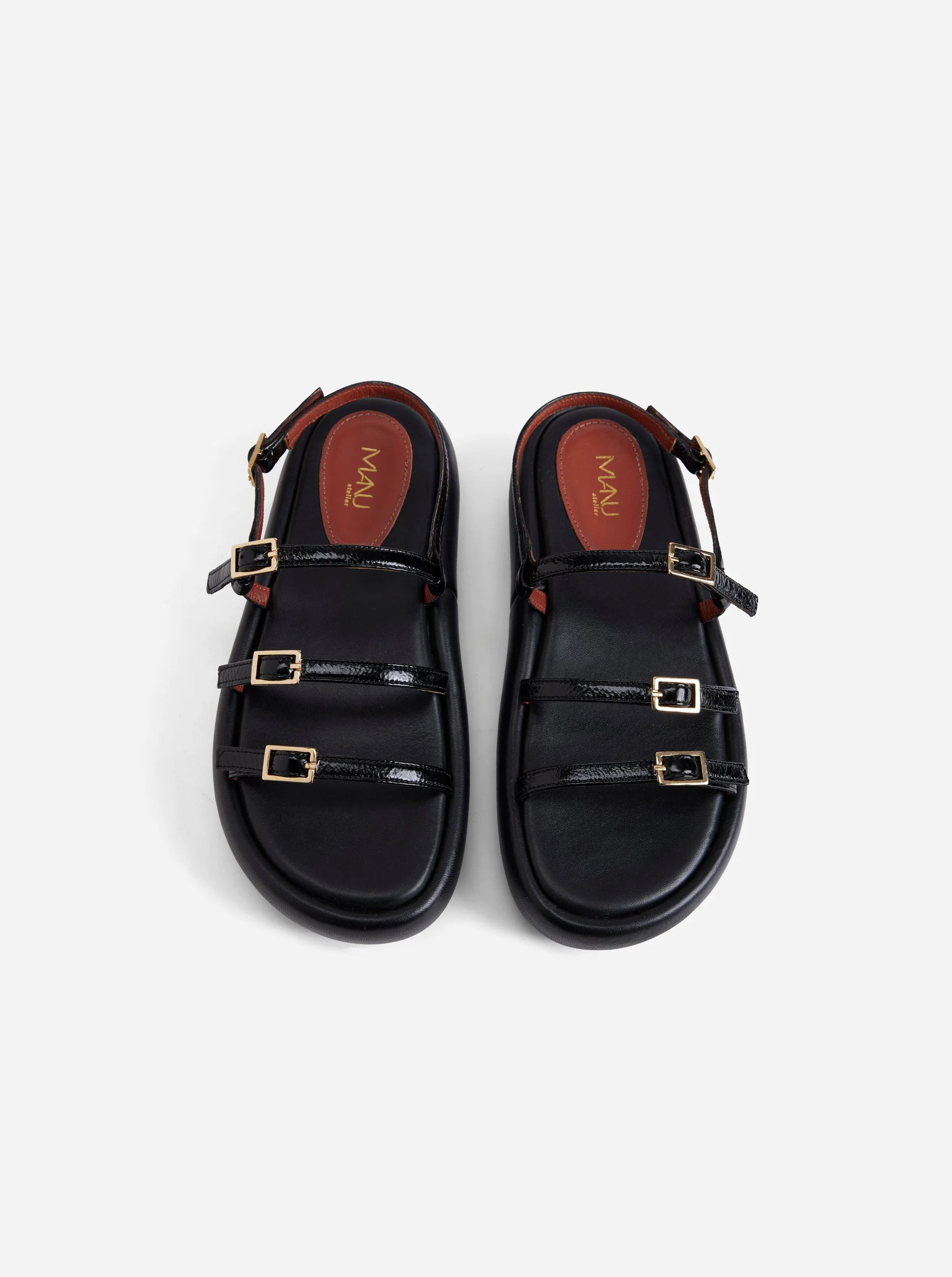 Cage Chunky Slides Black Soft - Image 2